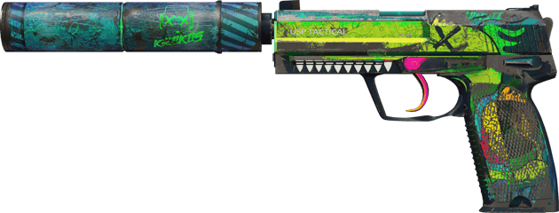 USP-S | Monster Mashup (ถลอกปอกเปิกจากการรบ)