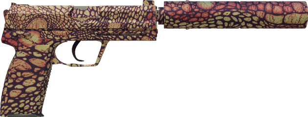 Preview image 2 of USP-S | Orangene Anolis (Fabrikneu)