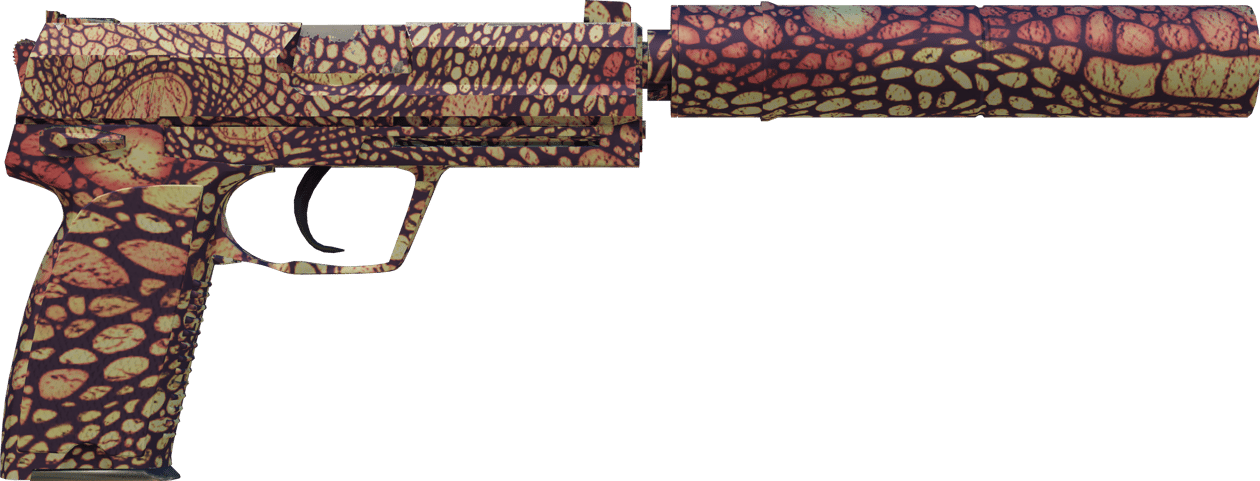 Preview image 2 of USP-S | Orange Anolis (ใหม่จากโรงงาน)