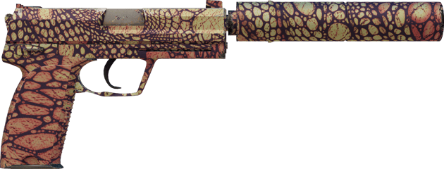 Preview image 2 of USP-S | Orange Anolis (Com Pouco Uso)