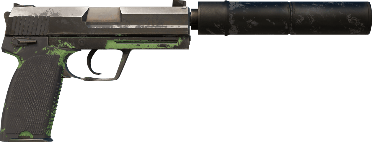 Preview image 2 of USP-S | Para Green (Battle-Scarred)