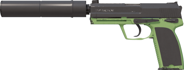 USP-S | 傘兵綠 (輕微磨損)