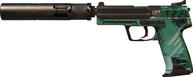 USP-S | PC-GRN (戦いで傷ついた)