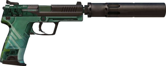 Preview image 2 of USP-S | PC-GRN (มีรอยถลอกอย่างมาก)