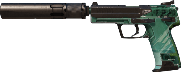 USP-S | PC-GRN (มีรอยถลอกอย่างมาก)