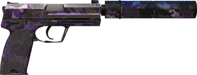 Preview image 2 of USP-S | 紫色 DDPAT (战痕累累)