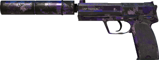 USP-S | 紫色 DDPAT (战痕累累)