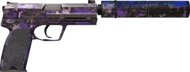 Preview image 2 of USP-S | 紫調數位迷彩 (重度磨損)