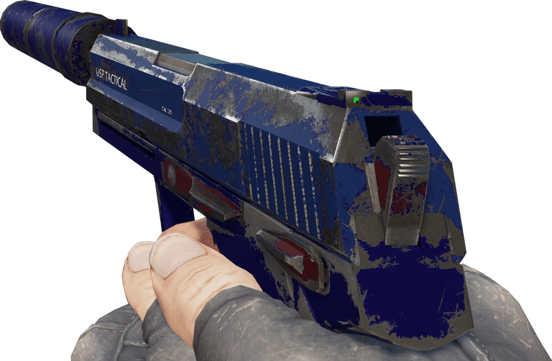 Preview image 3 of USP-S | 宝蓝之色 (破损不堪)