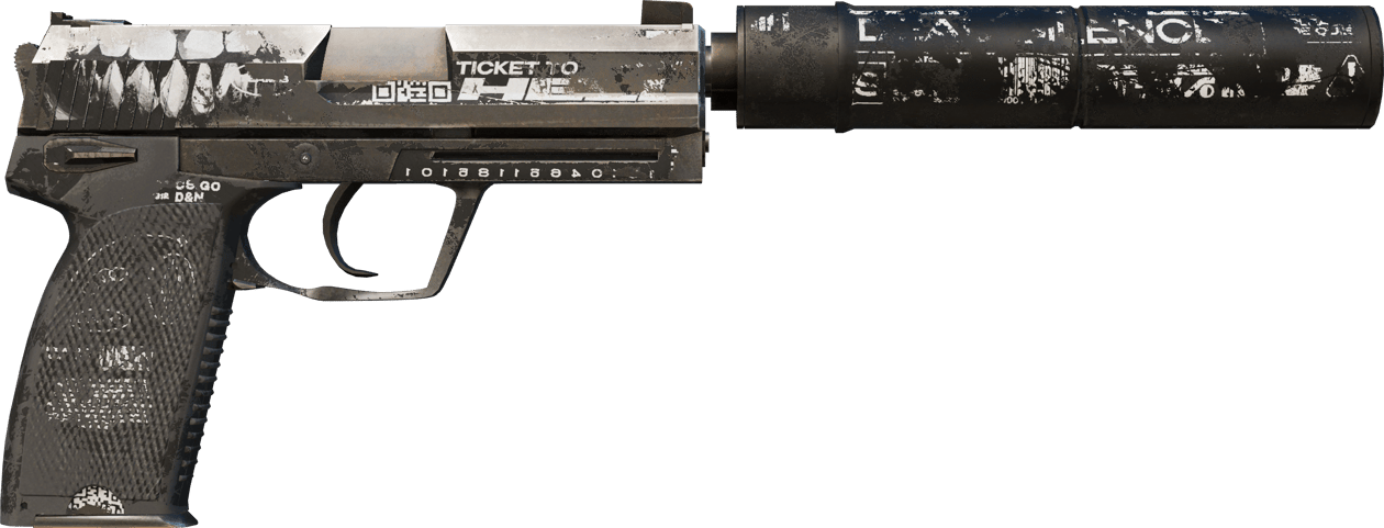 Preview image 2 of USP-S | 通往地獄的門票 (戰痕累累)