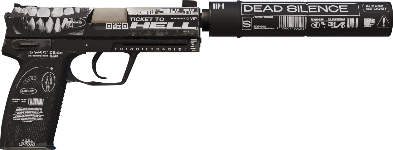 Preview image 2 of USP-S | Ticket to Hell (実地試験済み)