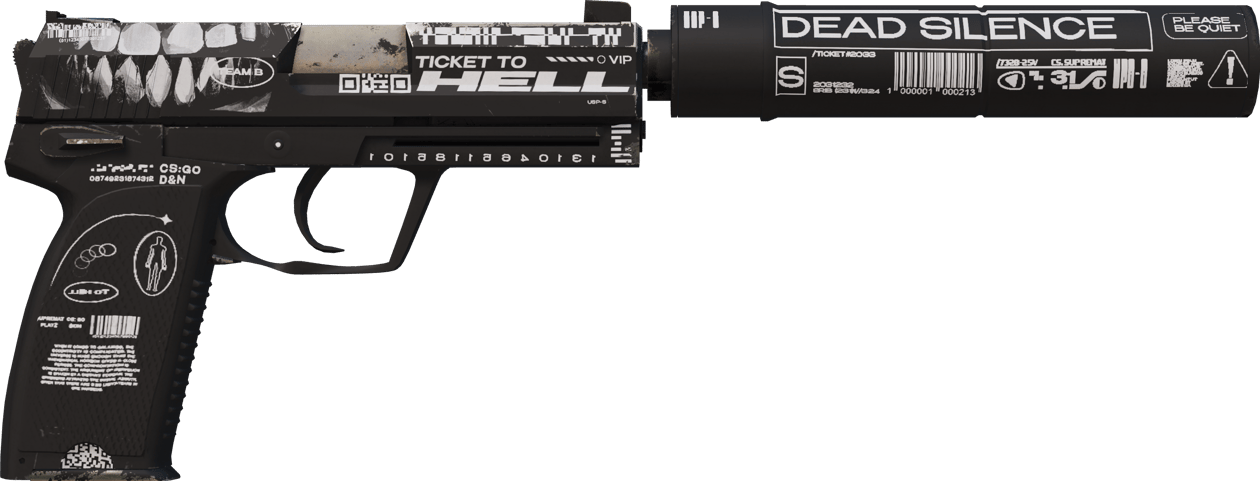 Preview image 2 of USP-S | Cehenneme Bilet (Az Aşınmış)