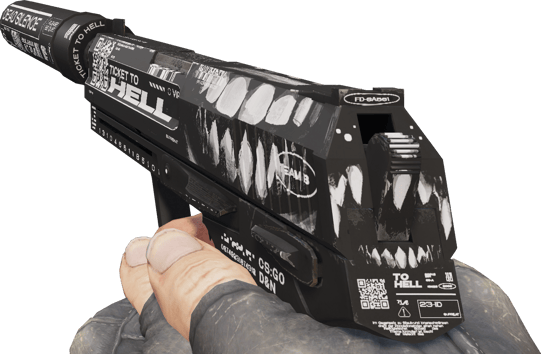 Preview image 3 of USP-S | Ticket to Hell (มีรอยถลอกเล็กน้อย)