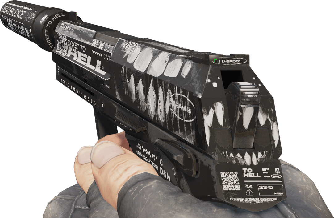 Preview image 3 of USP-S | Ticket to Hell (Well-Worn)