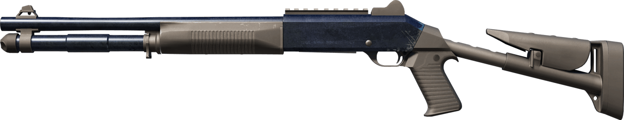 Preview image 1 of XM1014 | Blue Steel (Battle-Scarred)