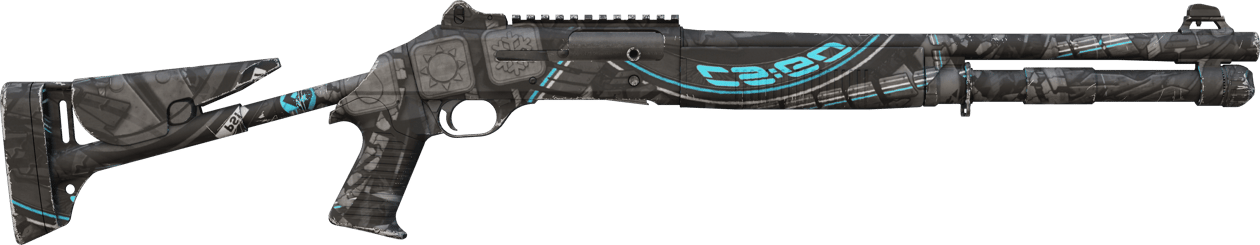 Preview image 2 of XM1014 | Pneu bleu (Très peu usée)