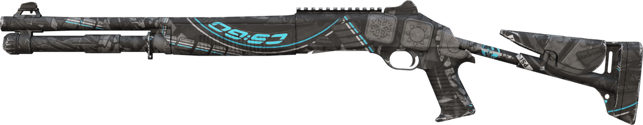 Preview image 1 of XM1014 | Pneu bleu (Très peu usée)