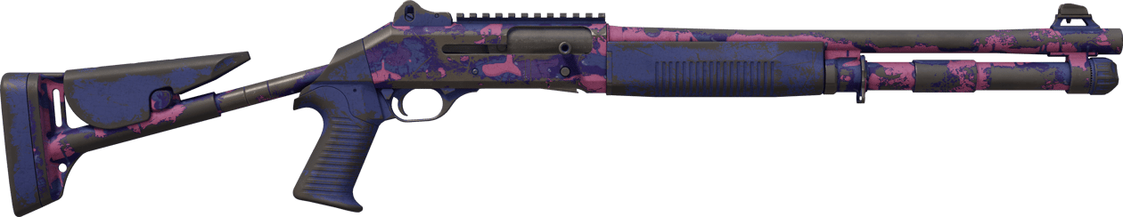 Preview image 2 of XM1014 | Camuflaje de chicle (Bastante desgastado)