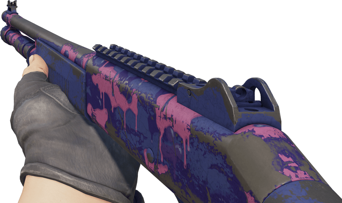 Preview image 3 of XM1014 | Camuflaje de chicle (Bastante desgastado)