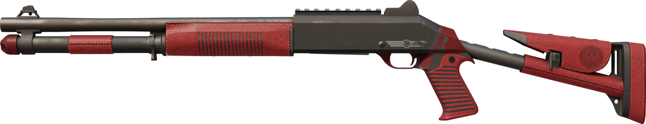 Preview image 1 of XM1014 | Cuir rouge (Très peu usée)