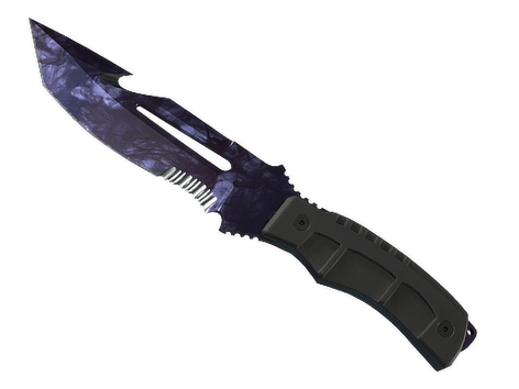 ★ StatTrak™ Faca de Sobrevivência | Doppler Black Pearl (Com Pouco Uso)