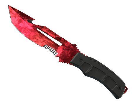 ★ StatTrak™ Nóż survivalowy | Doppler Ruby (lekkie zużycie)