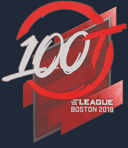Sticker | 100 Thieves | Boston 2018