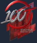Sticker | 100 Thieves (Foil) | Boston 2018