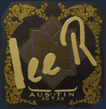 Sticker | 1eeR (Gold) | Austin 2025