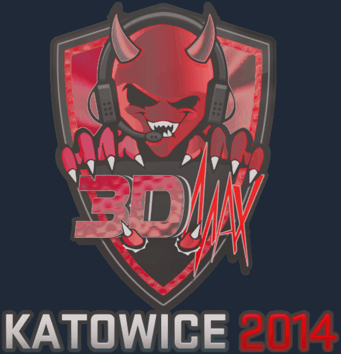 Sticker | 3DMAX (holográfica) | Katowice 2014