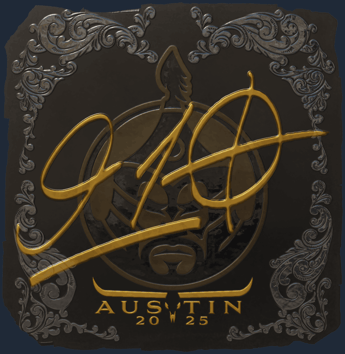 Sticker | 910 (reflectante) | Austin 2025