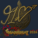 Sticker | 910 (Gold) | Shanghai 2024