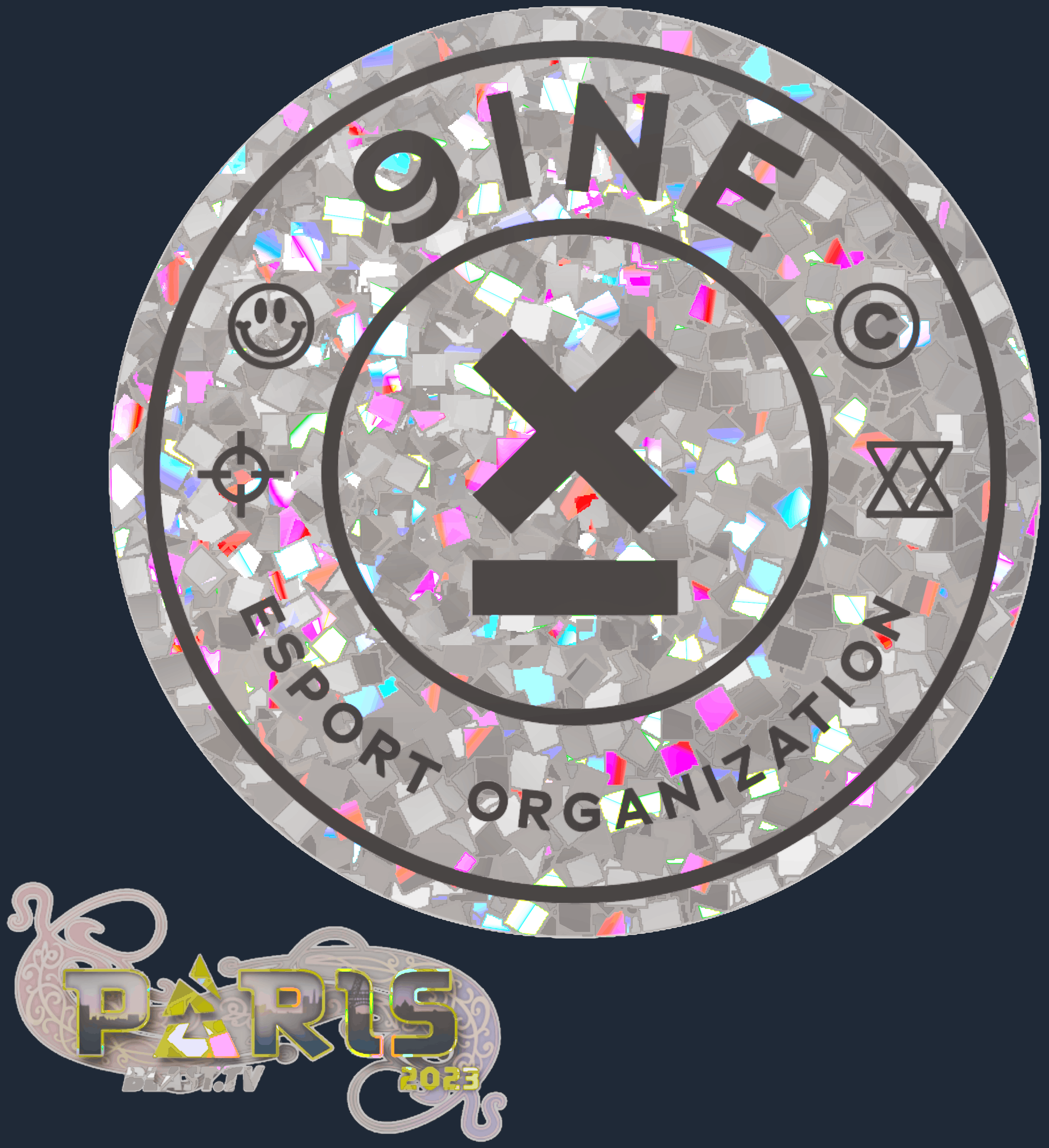 Sticker | 9INE (Glitter) | Paris 2023