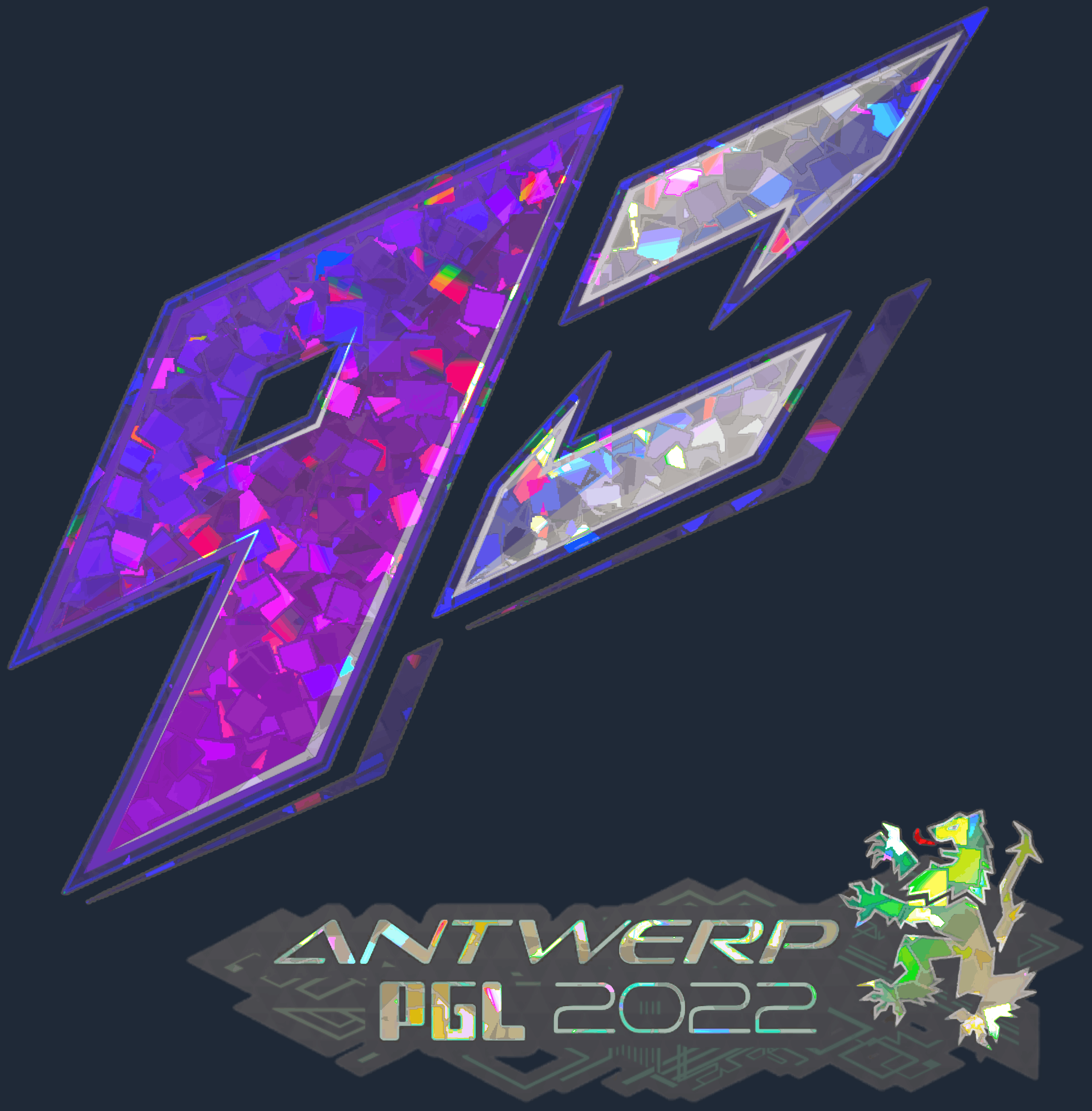 Sticker | 9z Team (Glitter) | Antwerp 2022