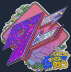Sticker | 9z Team (Glitter) | Rio 2022