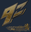 Sticker | 9z Team (Gold) | Antwerp 2022 image