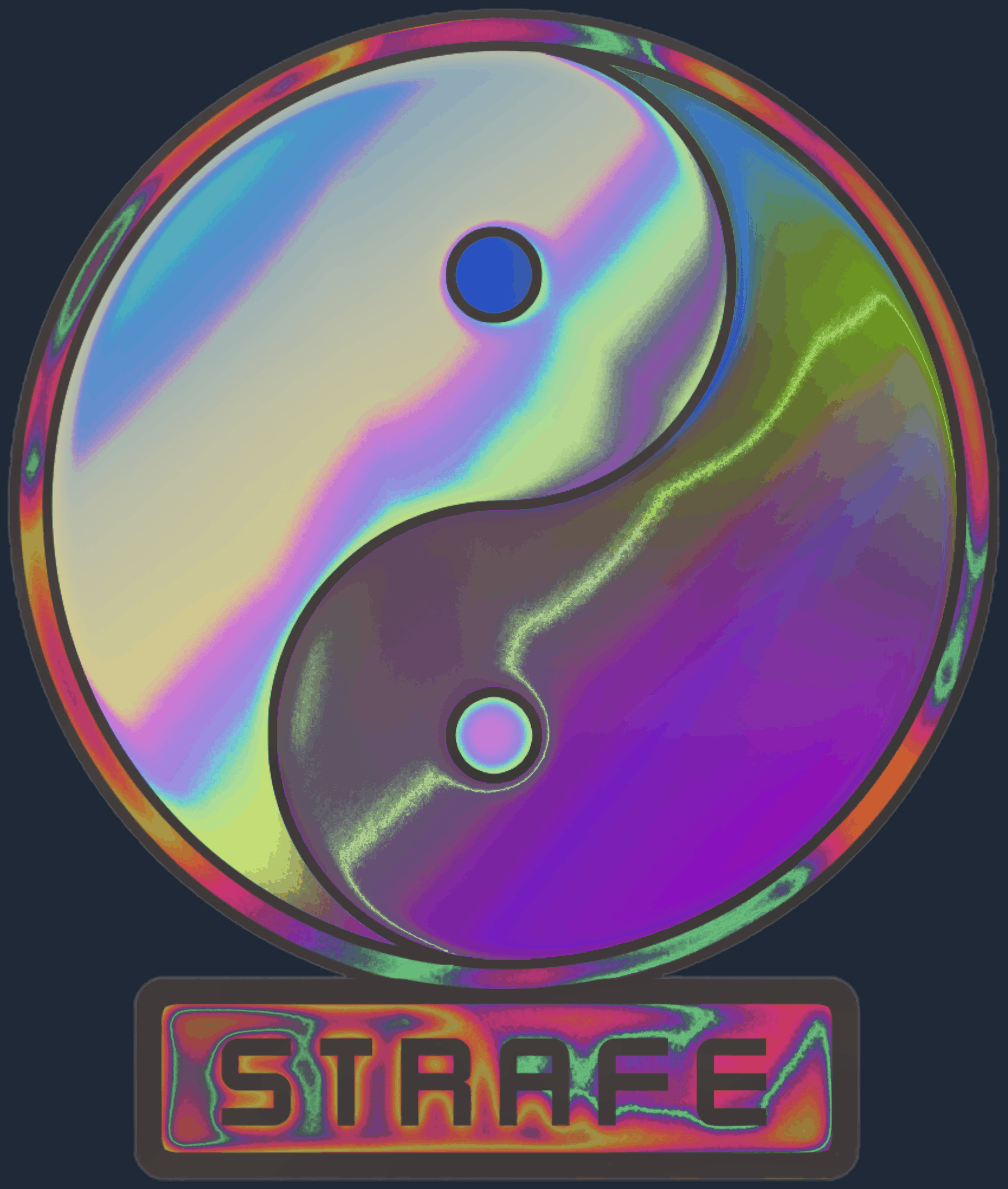 Sticker | Abalone Strafe (Holo)