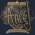 Sticker | ableJ (Gold) | Berlin 2019