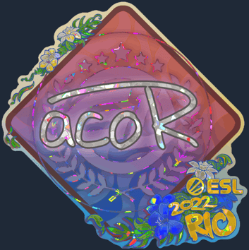 Sticker | acoR (purpurina) | Río 2022