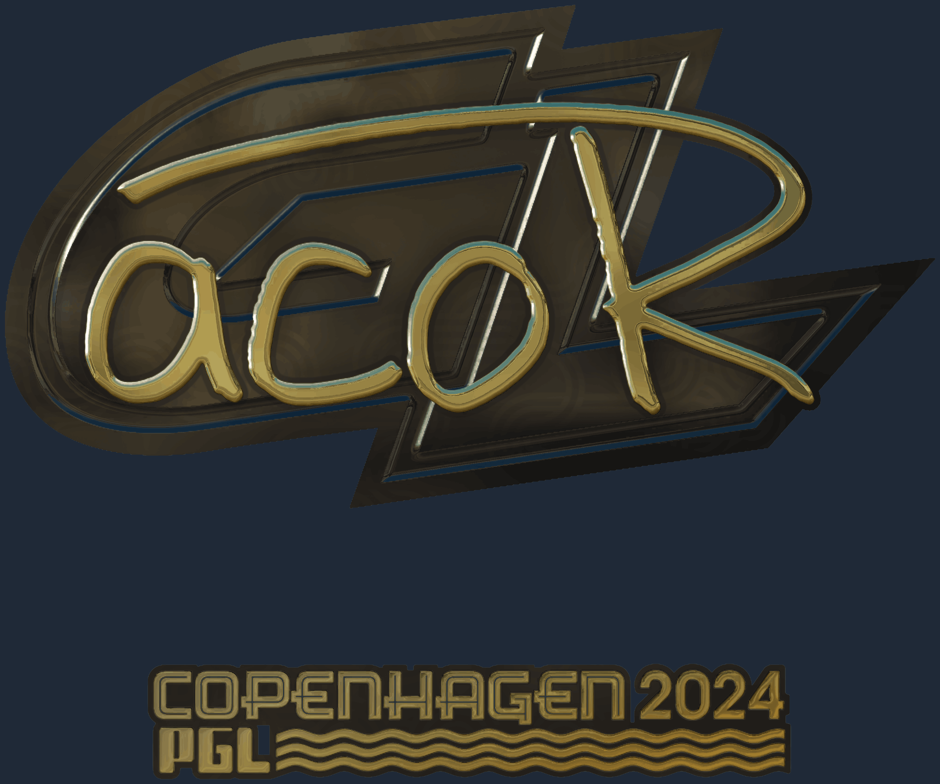 Sticker | acoR (Gold) | Copenhagen 2024
