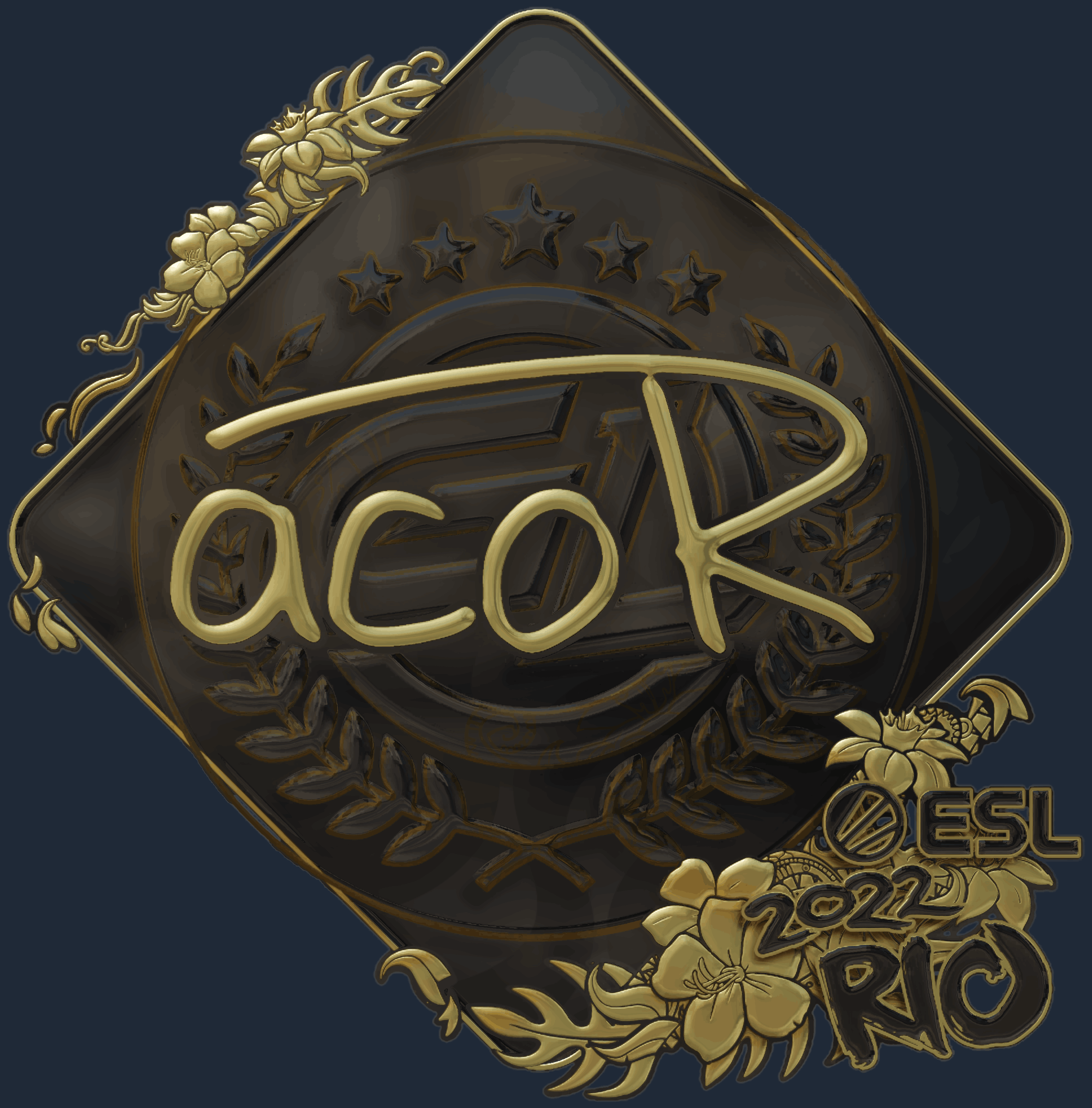 Sticker | acoR (Gold) | Rio 2022
