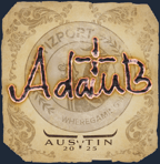 Sticker | adamb | Austin 2025