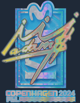 Sticker | adamS (holográfica) | Copenhague 2024