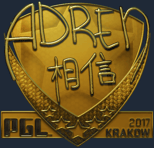 Sticker | AdreN (Gold) | Krakow 2017