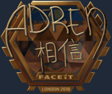 Sticker | AdreN (Gold) | London 2018 image