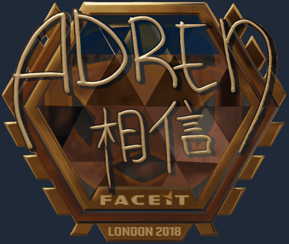 Sticker | AdreN (dorada) | Londres 2018