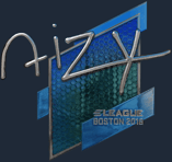 Sticker | aizy (Foil) | Boston 2018