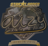 Sticker | aizy (Gold) | Berlin 2019
