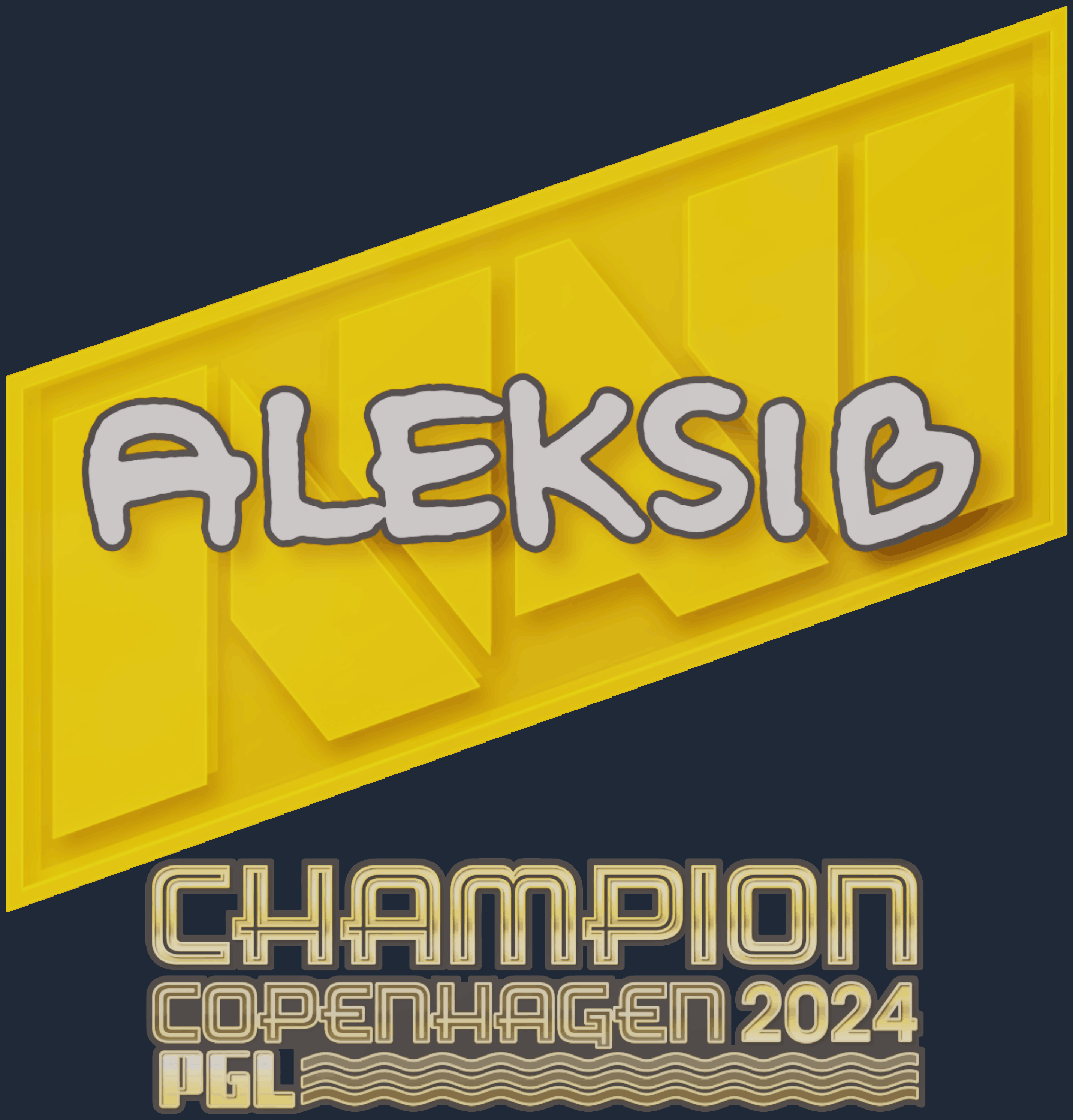Sticker | Aleksib (Champion) | Copenhagen 2024