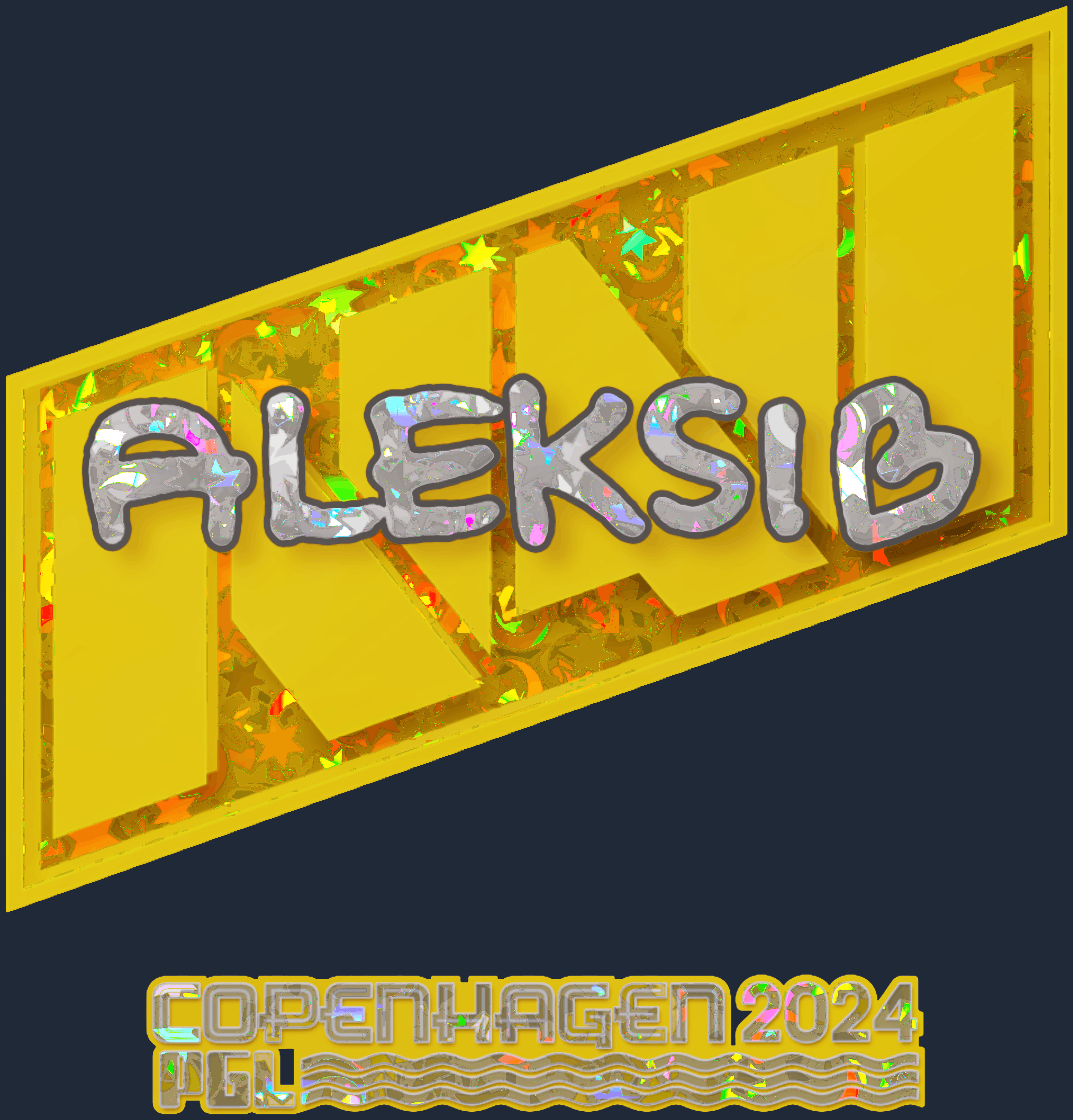 Sticker | Aleksib (Glitter) | Copenhagen 2024